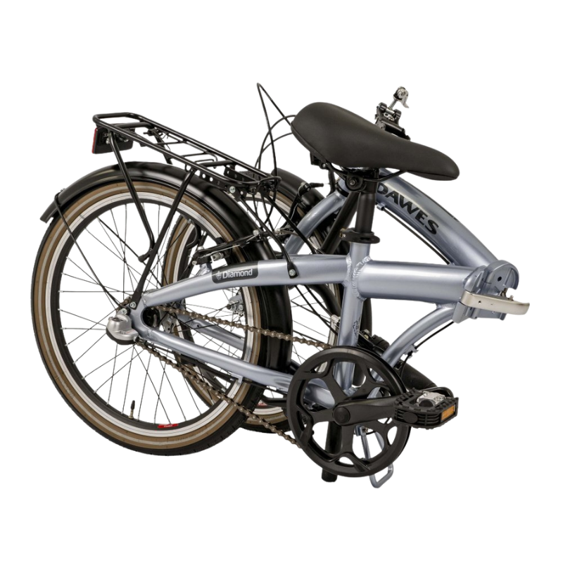 Dawes Diamond Folding Bike – 20” 3-Speed Folding Bicycle | Lightweight Commuter Bike UK