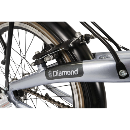 Dawes Diamond Folding Bike – 20” 3-Speed Folding Bicycle | Lightweight Commuter Bike UK
