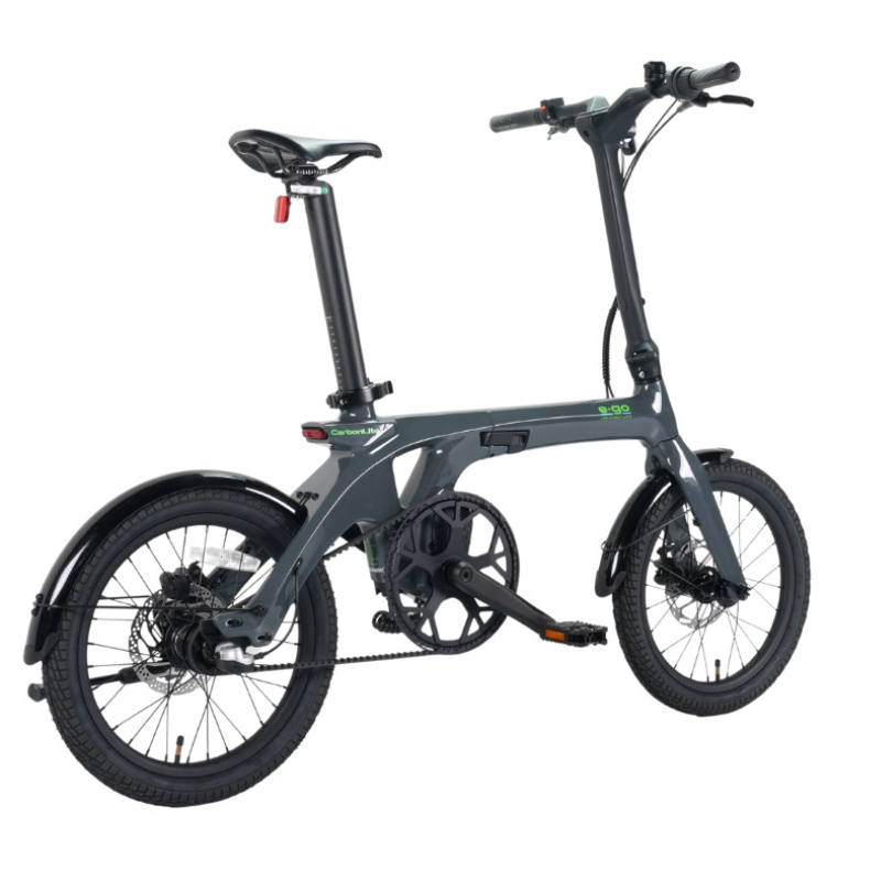 E_GO CARBON LITE 3S Carbon Fiber Folding E-Bike 75Nm 15.3KG 15.5MPH 250w