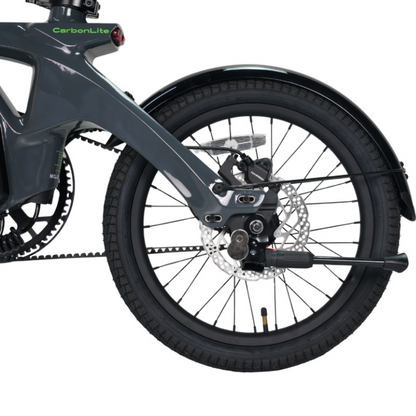 E_GO CARBON LITE 3S Carbon Fiber Folding E-Bike 75Nm 15.3KG 15.5MPH 250w