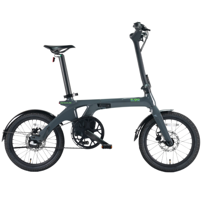 E_GO CARBON LITE 3S Carbon Fiber Folding E-Bike 75Nm 15.3KG 15.5MPH 250w