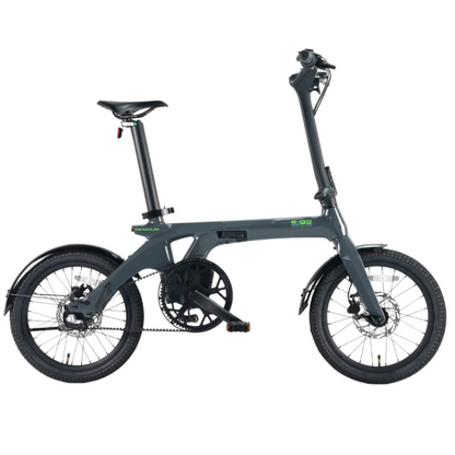 E_GO CARBON LITE 3S Carbon Fiber Folding E-Bike 75Nm 15.3KG 15.5MPH 250w