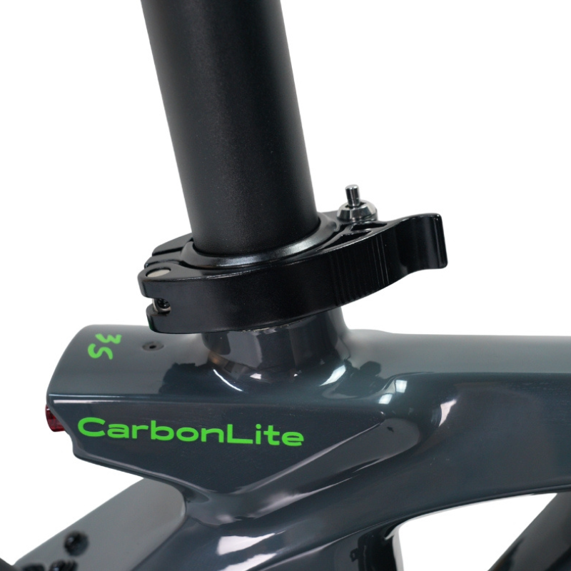 E_GO CARBON LITE 3S Carbon Fiber Folding E-Bike 75Nm 15.3KG 15.5MPH 250w