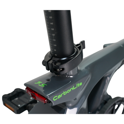 E_GO CARBON LITE 3S Carbon Fiber Folding E-Bike 75Nm 15.3KG 15.5MPH 250w