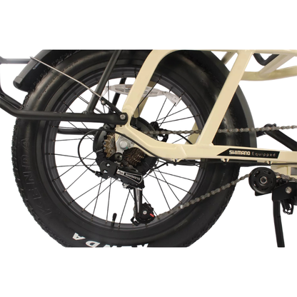 EMU Longtail Cargo E-Bike with Bafang Motor & 13Ah Battery UK Legal