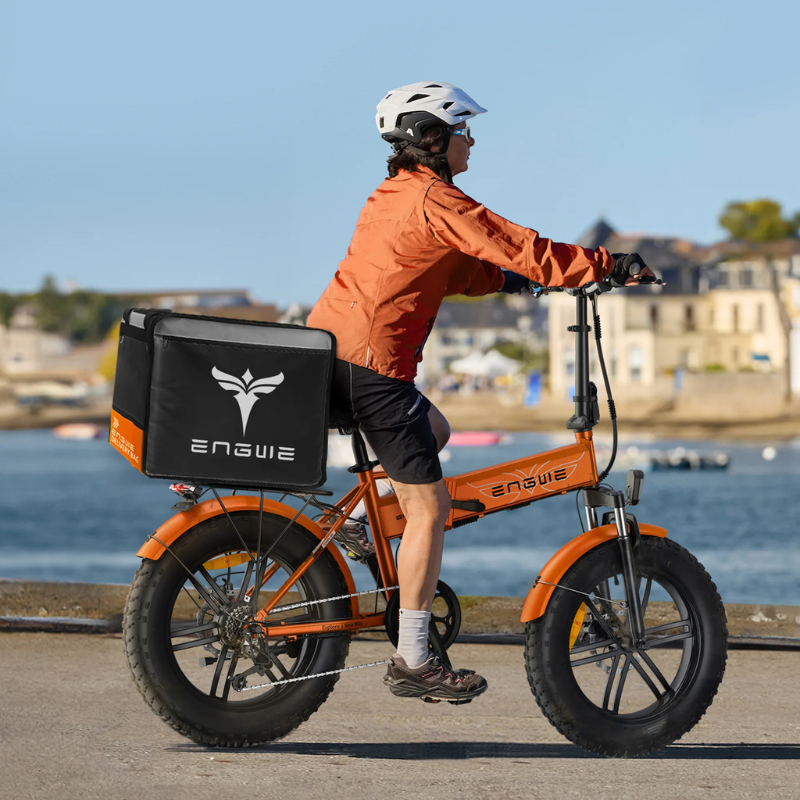 ENGWE EP-2 BOOST  Foldable Full Suspension Electric Bike - Top Speed 15.5mph | 74mi Range | 250W Power
