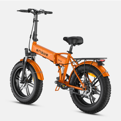 ENGWE EP-2 BOOST  Foldable Full Suspension Electric Bike - Top Speed 15.5mph | 74mi Range | 250W Power