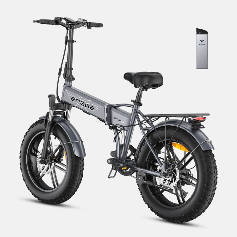 ENGWE EP-2 BOOST  Foldable Full Suspension Electric Bike - Top Speed 15.5mph | 74mi Range | 250W Power