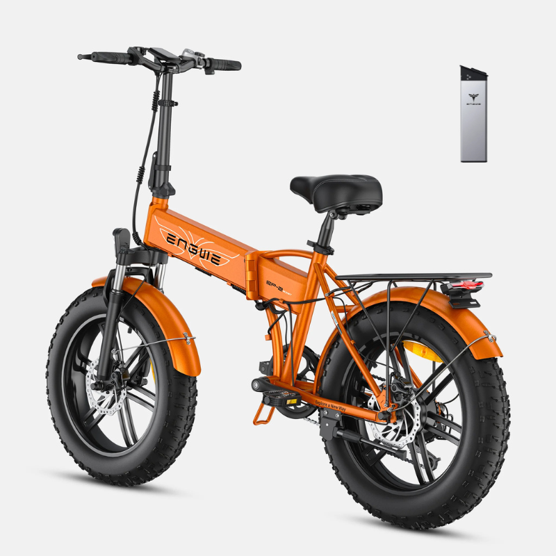 ENGWE EP-2 BOOST  Foldable Full Suspension Electric Bike - Top Speed 15.5mph | 74mi Range | 250W Power