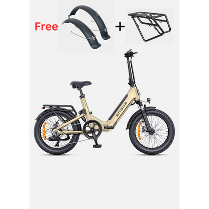ENGWE L20 3.0 BOOST Folding City E-Bike 250W 15.5Mph 135Km Full Suspension