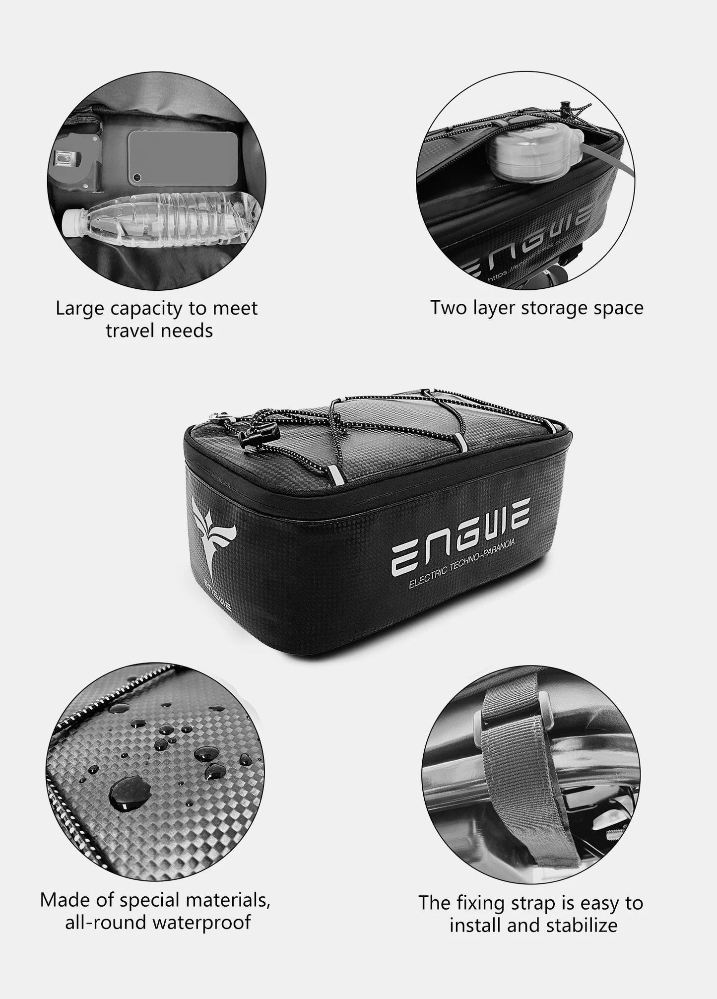 ENGWE RACK BAG 7L Waterproof Bike Rack Bag