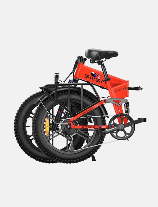 ENGWE ENGINE X Foldable Electric Bike Full Suspension - Top Speed 15.5mph | 62mi Range | 55Nm Torque | 250W Power