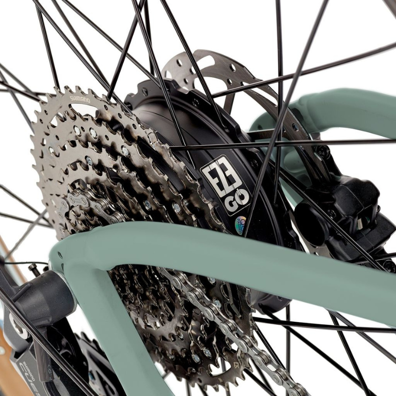 EZEGO TRAIL DESTROYER II E-MTB ARMY GREEN 250W 15.5MPH