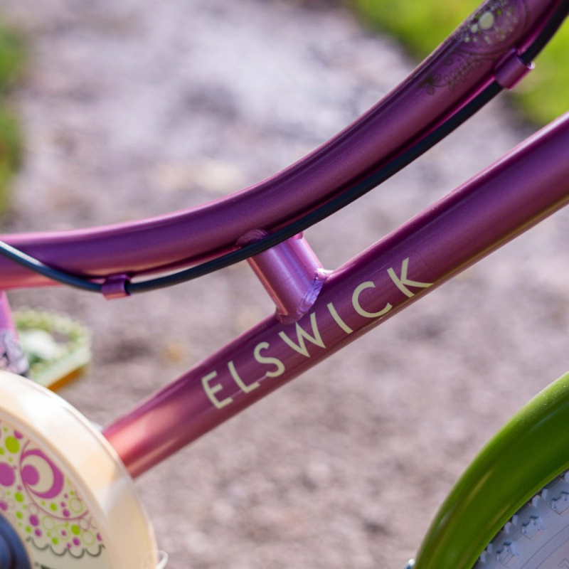 Elswick Hope 16” Kids Heritage Bike – Girls Bicycle with Basket | Ages 4–6 UK
