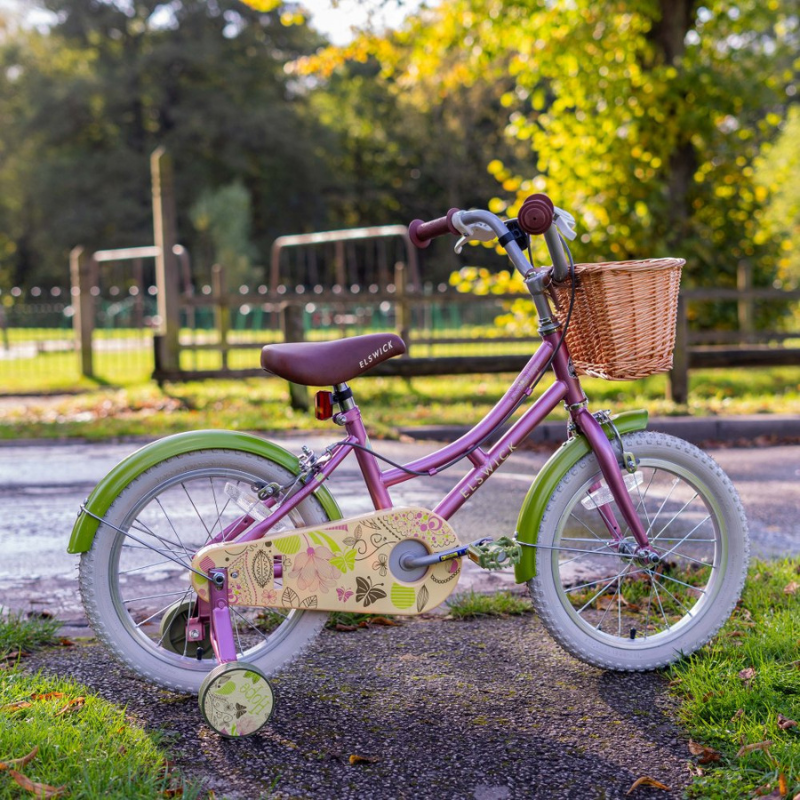 Elswick Hope 16” Kids Heritage Bike – Girls Bicycle with Basket | Ages 4–6 UK