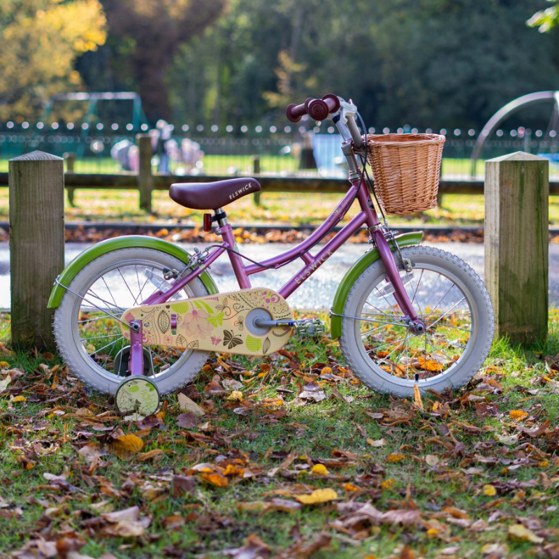Elswick Hope 16” Kids Heritage Bike – Girls Bicycle with Basket | Ages 4–6 UK