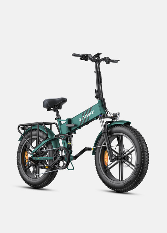 ENGWE Engine PRO 2.0 Full Suspension Foldable Electric Bike - Top Speed 15.5mph | 74mi Range | 75Nm Torque | 1000W Power