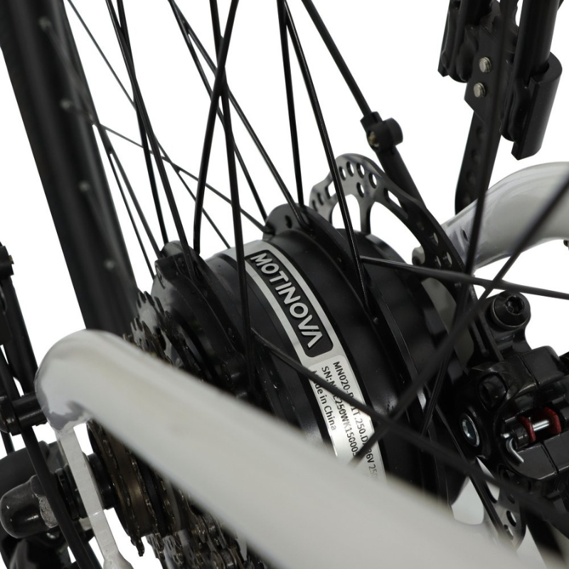 Falcon Liberty Crossbar Electric Hybrid Bike – 40 Mile Range eBike | Shimano Gears, UK