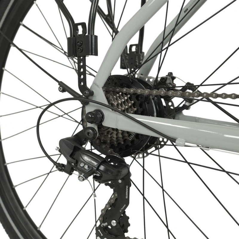Falcon Liberty Crossbar Electric Hybrid Bike – 40 Mile Range eBike | Shimano Gears, UK