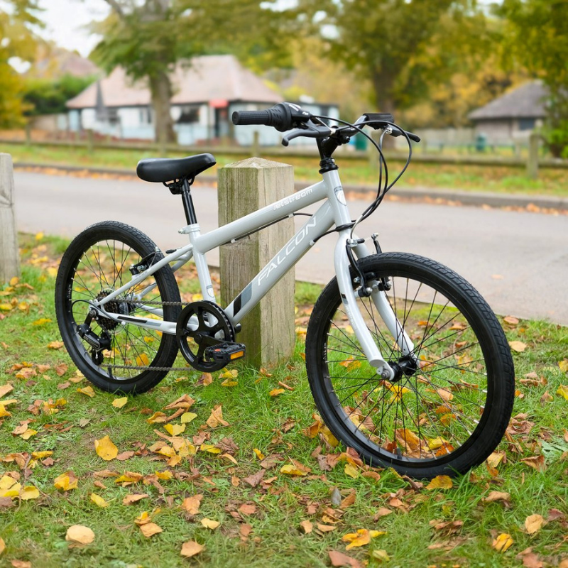FALCON Jetstream 20" Kids Hybrid Bike - 6 Speed Shimano Gears, Lightweight Steel Frame