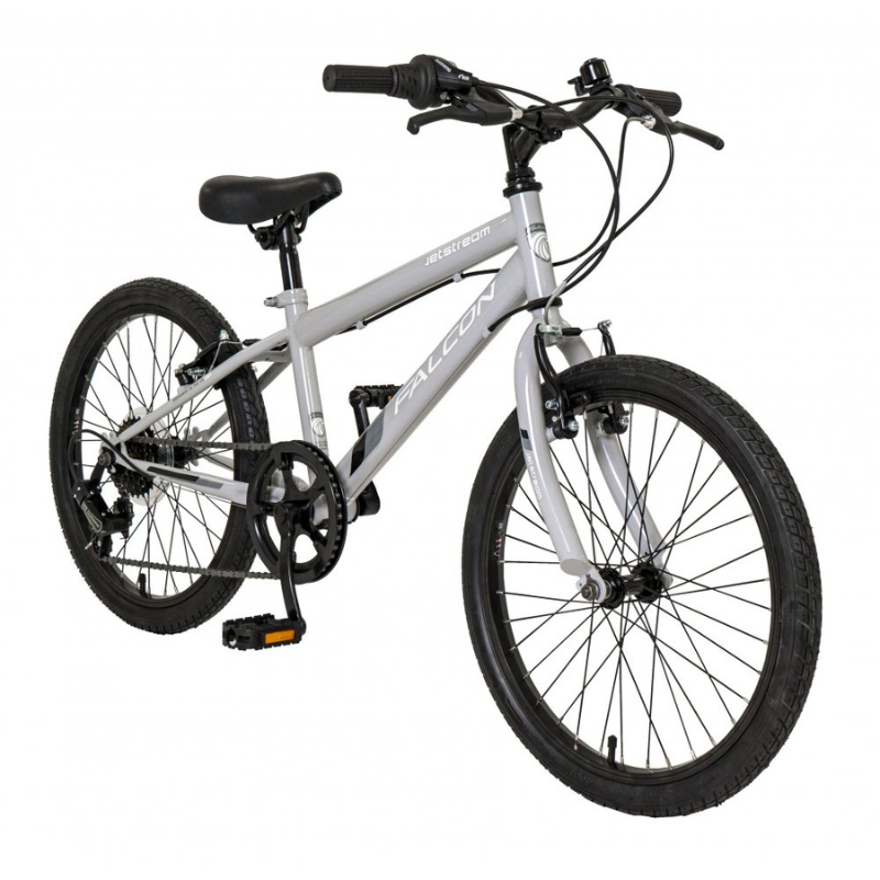 FALCON Jetstream 20" Kids Hybrid Bike - 6 Speed Shimano Gears, Lightweight Steel Frame