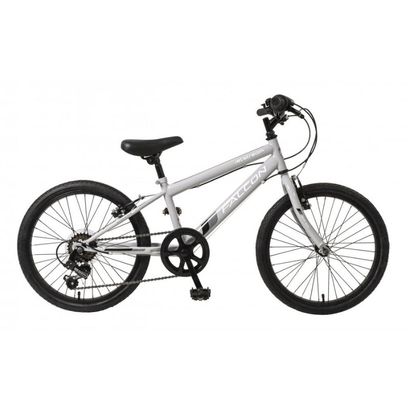 FALCON Jetstream 20" Kids Hybrid Bike - 6 Speed Shimano Gears, Lightweight Steel Frame