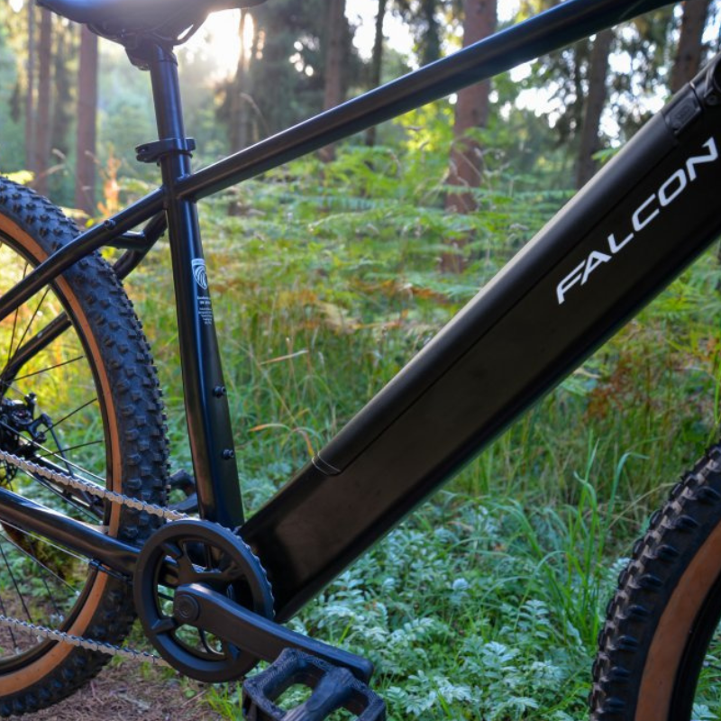 Falcon Turbine Electric Mountain Bike – 27.5” eMTB | 40 Mile Range, Suspension Fork
