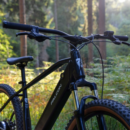 Falcon Turbine Electric Mountain Bike – 27.5” eMTB | 40 Mile Range, Suspension Fork