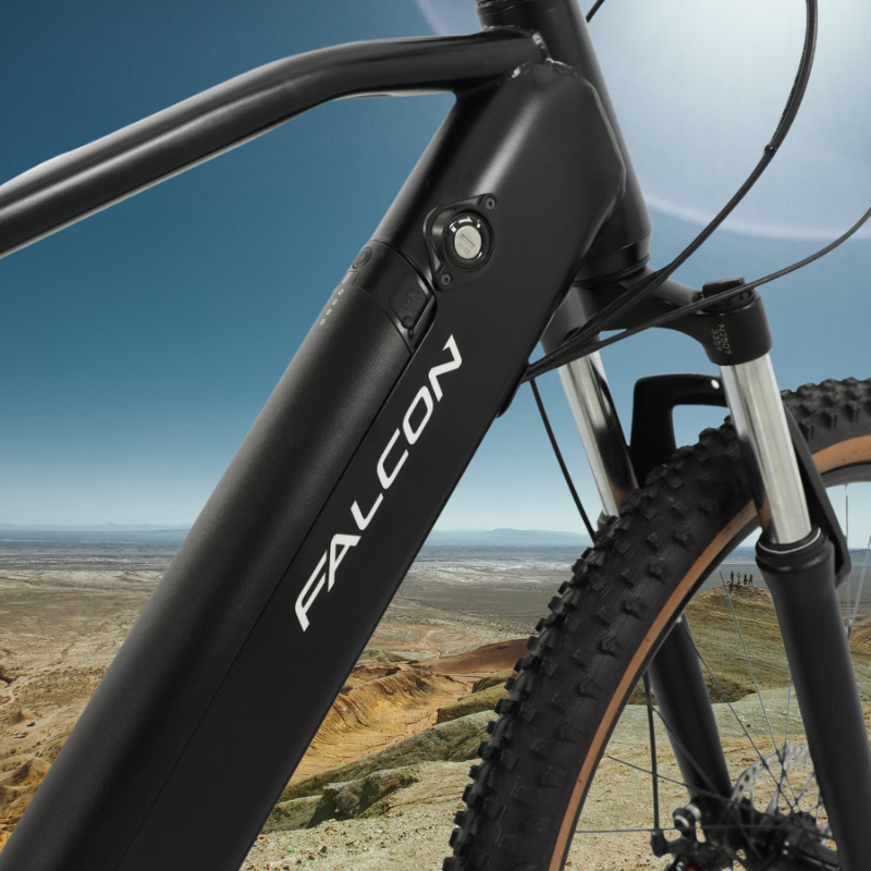 Falcon Turbine Electric Mountain Bike – 27.5” eMTB | 40 Mile Range, Suspension Fork