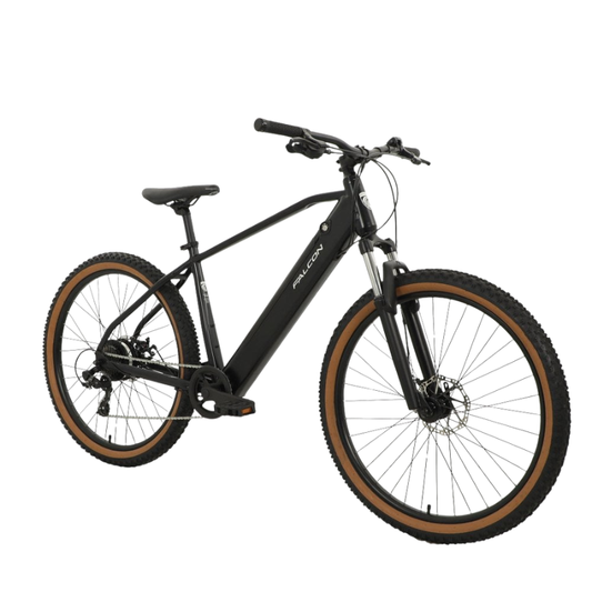 Falcon Turbine Electric Mountain Bike – 27.5” eMTB | 40 Mile Range, Suspension Fork