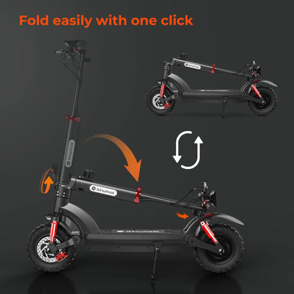 iSCOOTER GT2 Off Road Electric Scooter Top Speed 28mph 37mile Range 1200W