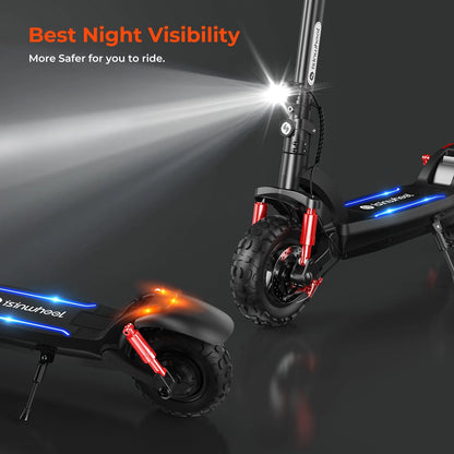 iSCOOTER GT2 Off Road Electric Scooter Top Speed 28mph 37mile Range 1200W