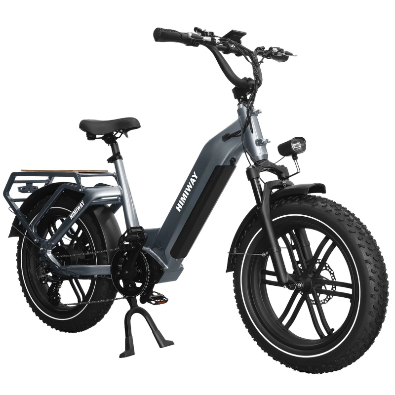 HIMIWAY BIG DOG Electric Bike 1200W Power -25mph Top Speed - 80mi Range - 20Ah Battery