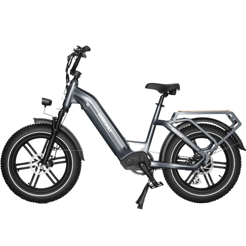 HIMIWAY BIG DOG Electric Bike 1200W Power -25mph Top Speed - 80mi Range - 20Ah Battery