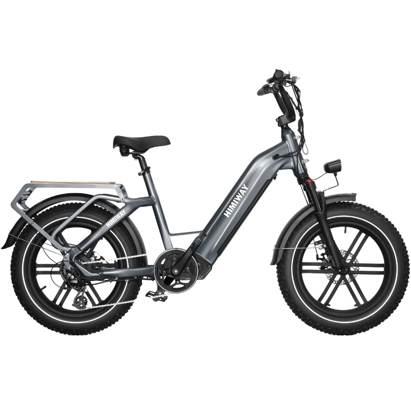 HIMIWAY BIG DOG Electric Bike 1200W Power -25mph Top Speed - 80mi Range - 20Ah Battery