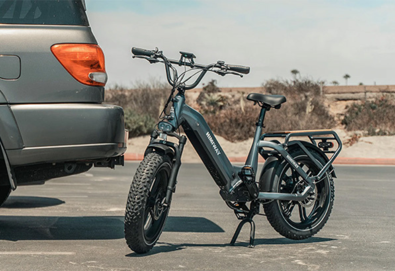 HIMIWAY BIG DOG Electric Bike 1200W Power -25mph Top Speed - 80mi Range - 20Ah Battery