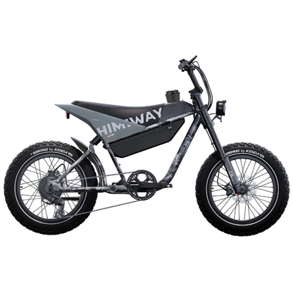 HIMIWAY C5 ULTRA E-Motorcycle - 1200W Power - 28mph - 80mi Range - 20Ah Battery