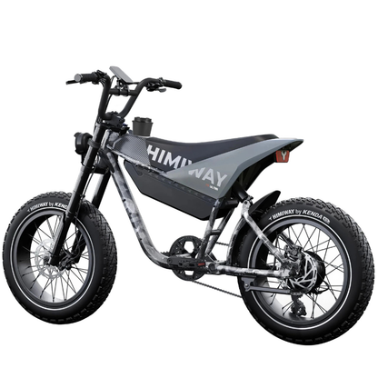 HIMIWAY C5 ULTRA E-Motorcycle - 1200W Power - 28mph - 80mi Range - 20Ah Battery