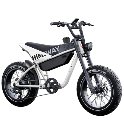 HIMIWAY C5 ULTRA E-Motorcycle - 1200W Power - 28mph - 80mi Range - 20Ah Battery