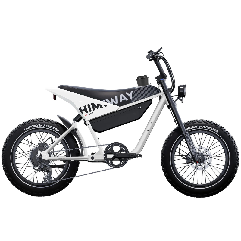 HIMIWAY C5 ULTRA E-Motorcycle - 1200W Power - 28mph - 80mi Range - 20Ah Battery