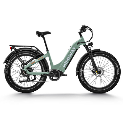 HIMIWAY D5 ZEBRA Premium All-Terrain Fat Tyre E-Bike - 750W Power - 28mph Speed - 80mi Range - 20Ah Battery