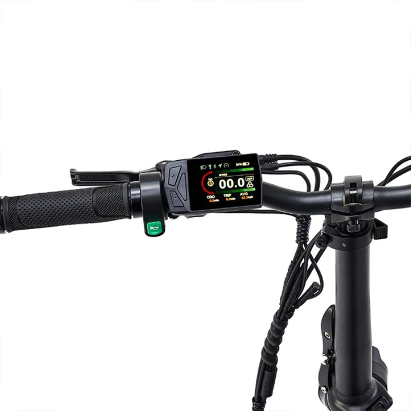Hygge Sorø 250W Folding Fat Tyre Electric Bike – Full Suspension – Black