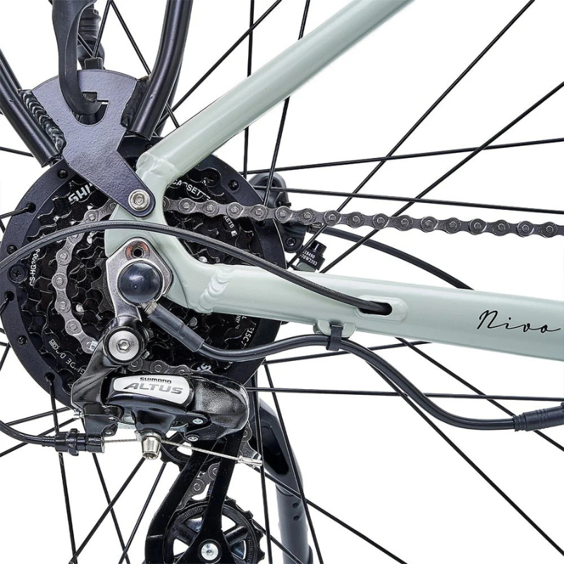 HYGGE NIVØ COMMUTER E-Bike 250W 15.5MPH Moss Grey 80km Range 42Nm Torque