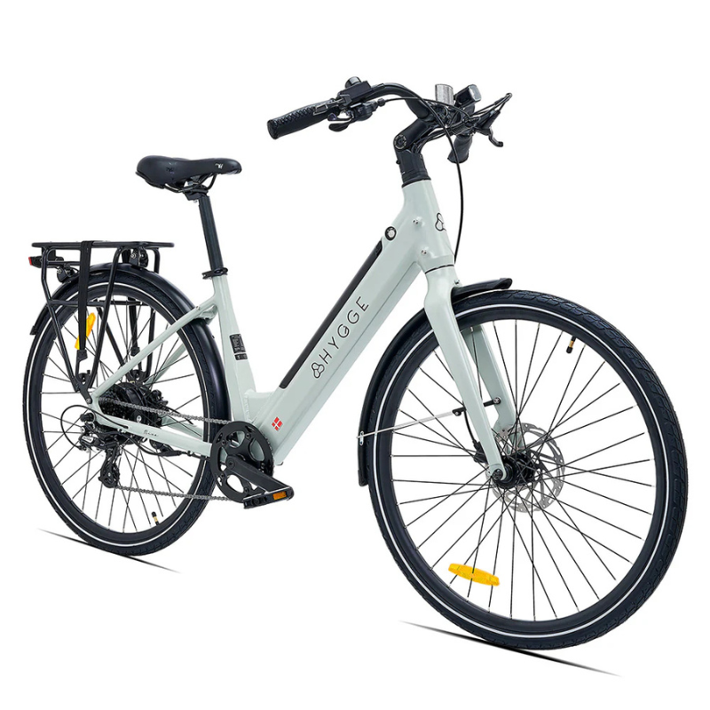 HYGGE NIVØ COMMUTER E-Bike 250W 15.5MPH Moss Grey 80km Range 42Nm Torque