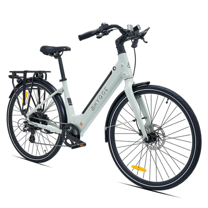 HYGGE NIVØ COMMUTER E-Bike 250W 15.5MPH Moss Grey 80km Range 42Nm Torque
