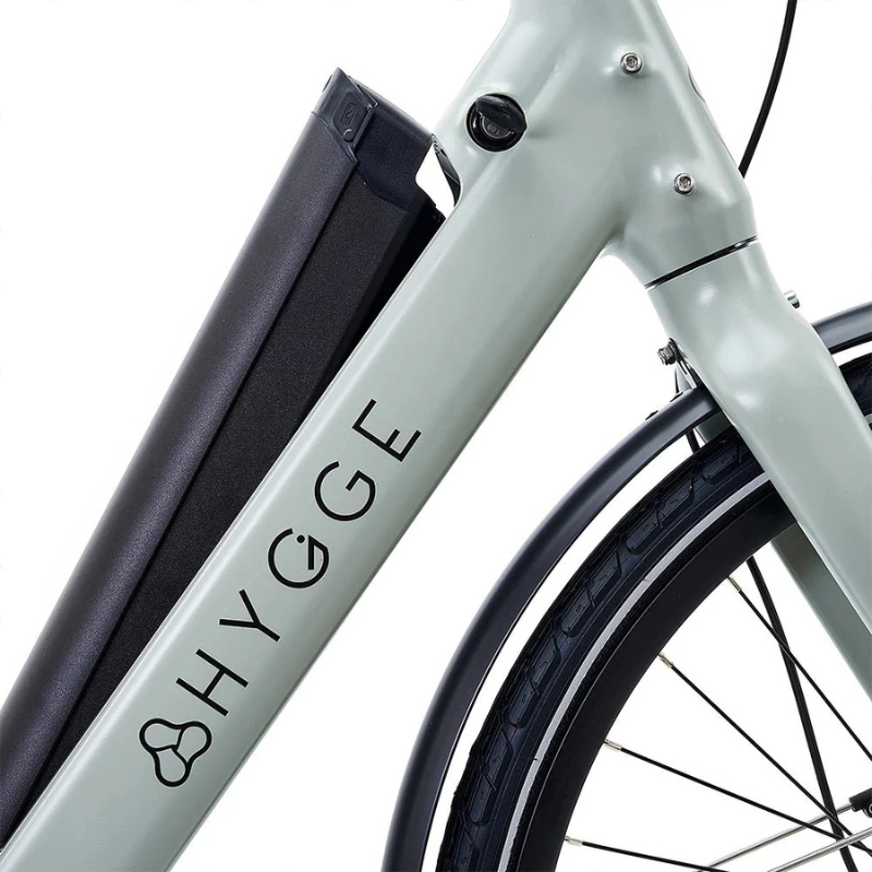 HYGGE NIVØ COMMUTER E-Bike 250W 15.5MPH Moss Grey 80km Range 42Nm Torque