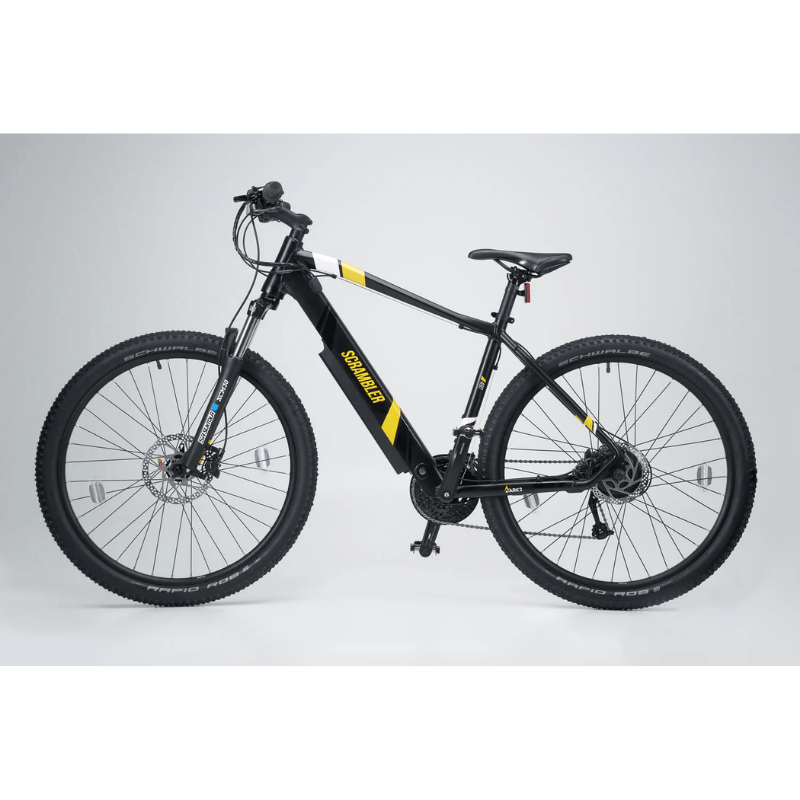 MARK2 Scrambler Lightweight Hard Tail Commuter Electric Mountain Bike - Top Speed 15.5mph | 60mi Range | 250W Power - eMTB