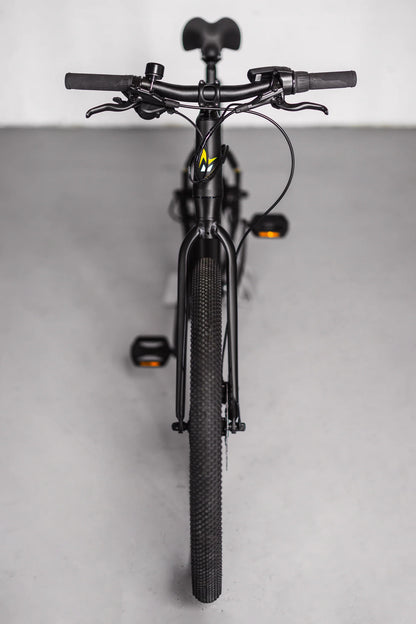 MARK2 Scrambler Light Weight Urban E-MTB Electric Mountain Bike - Top Speed 15.5mph | 20-60mi Range | 250W Power - Black
