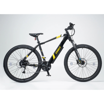 MARK2 Scrambler Light Weight Urban E-MTB Electric Mountain Bike - Top Speed 15.5mph | 20-60mi Range | 250W Power - Black