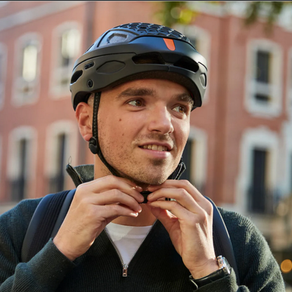 NEWLANE Foldable Bike Helmet – Ultra-Compact Urban Cycling Helmet (UK Certified)